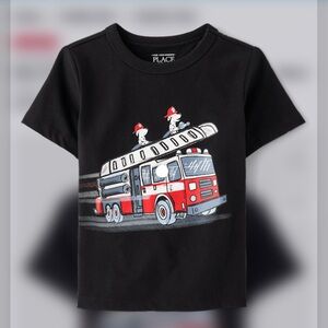 THE CHILDRENS PLACE Toddler Boys Fire Truck Graphic Tee
